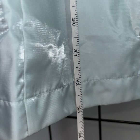 Danielle Bernstein Rhinestone Button Puff Sleeve Light Blue DressNWT - Picture 12 of 12